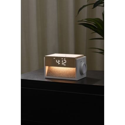 Immax NEO 09114L - LED-pöytälamppu herätyskellolla ja latauksella CALM LED/1,2W/5V