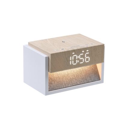 Immax NEO 09114L - LED-pöytälamppu herätyskellolla ja latauksella CALM LED/1,2W/5V