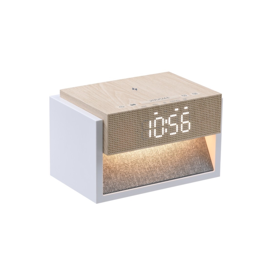 Immax NEO 09114L - LED-pöytälamppu herätyskellolla ja latauksella CALM LED/1,2W/5V