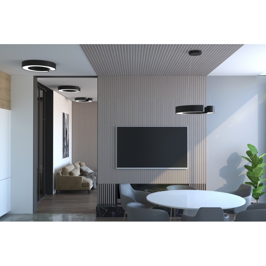 Immax NEO 7133 - LED SMART Himmennettävä kattovalaisin CÉČKO LED/52W/230V + kauko-ohjaus 60 cm Tuya ZigBee