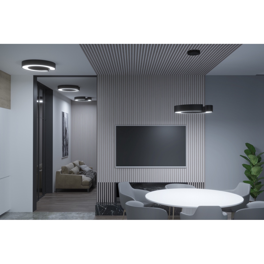 Immax NEO 7133 - LED SMART Himmennettävä kattovalaisin CÉČKO LED/52W/230V + kauko-ohjaus 60 cm Tuya ZigBee