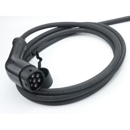 Immax - Kannettava latausasema sähköautoille EV AC Type 2 16A/380V 11kW + pistoke 230V 5m Wi-Fi Tuya