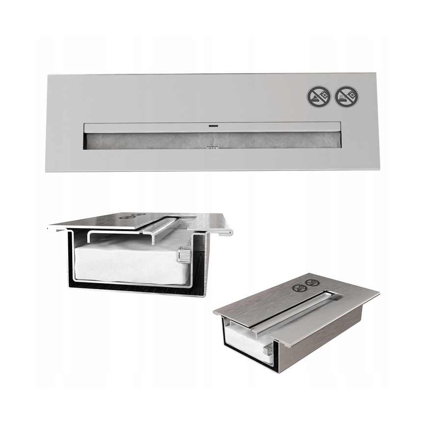 Kratki - BIO-takka 8,5x49 cm 2,5 kW musta