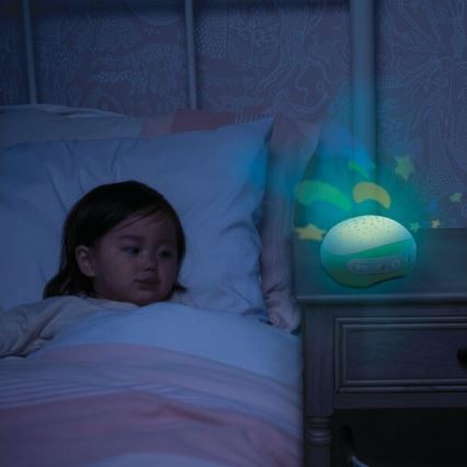 Infantino - Pinnasänky mobile kanssa melody 3in1 3xAA vihreä