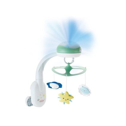Infantino - Pinnasänky mobile kanssa melody 3in1 3xAA vihreä