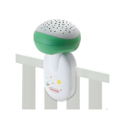 Infantino - Pinnasänky mobile kanssa melody 3in1 3xAA vihreä