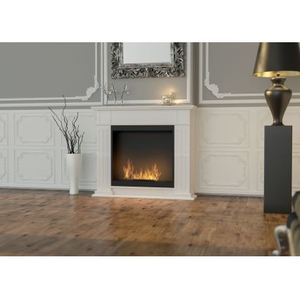 InFire - BIO takka 115x100 cm 3kW valkoinen