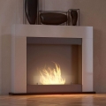 InFire - BIO takka 87,5x110 cm 3kW valkoinen