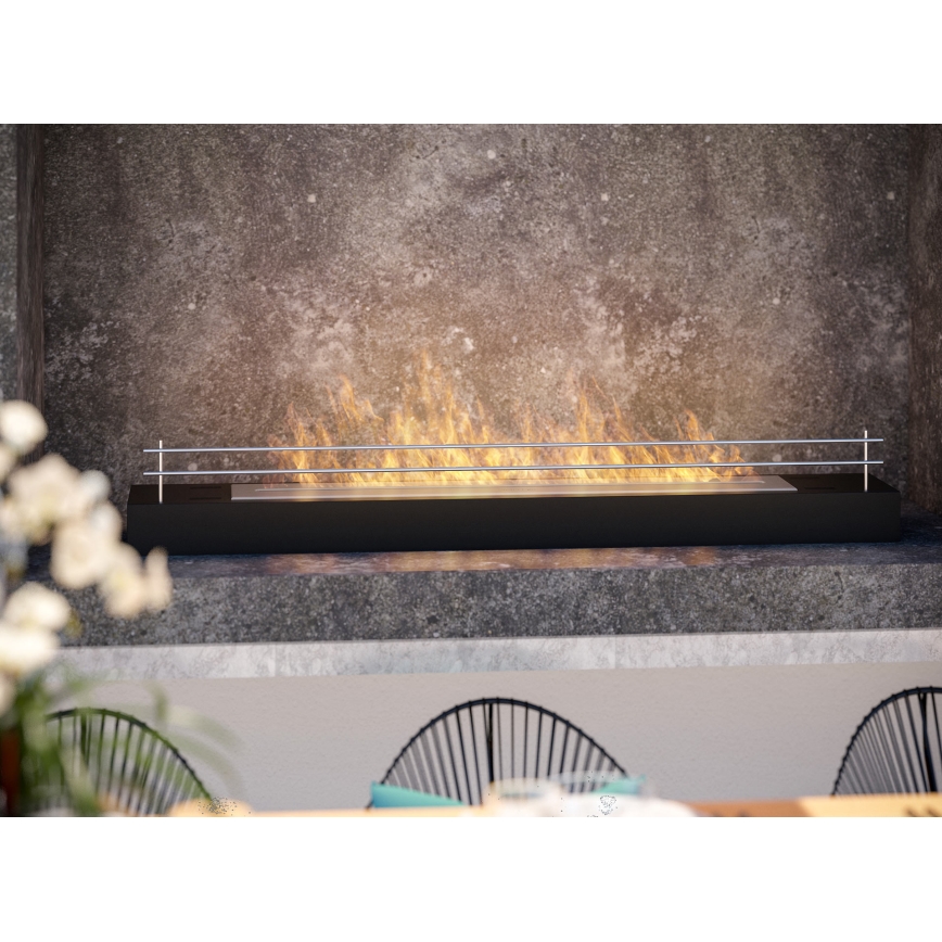 InFire - BIO takka 8x120 cm 3kW musta