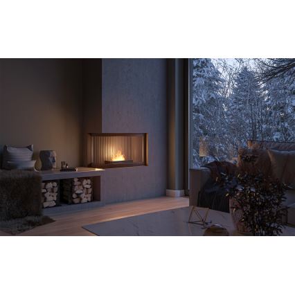 InFire - BIO takka 8x60 cm 3kW musta