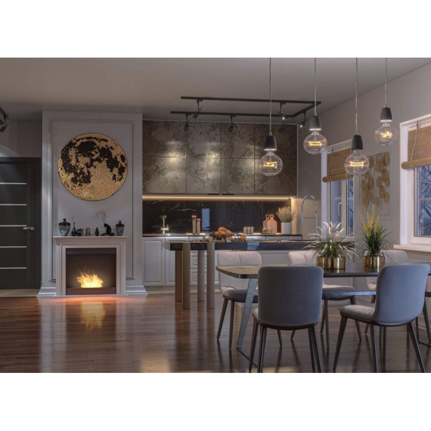 InFire - BIO-takka 90x112,5 cm 3 kW valkoinen