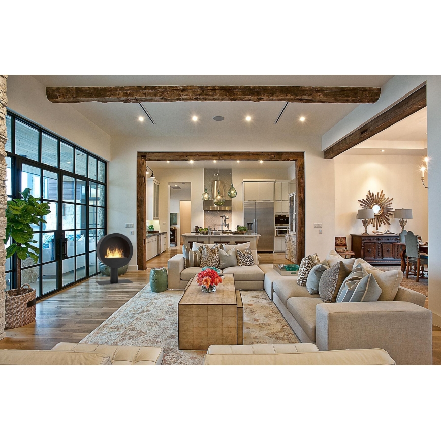 InFire - BIO takka d. 70 cm 3kW musta