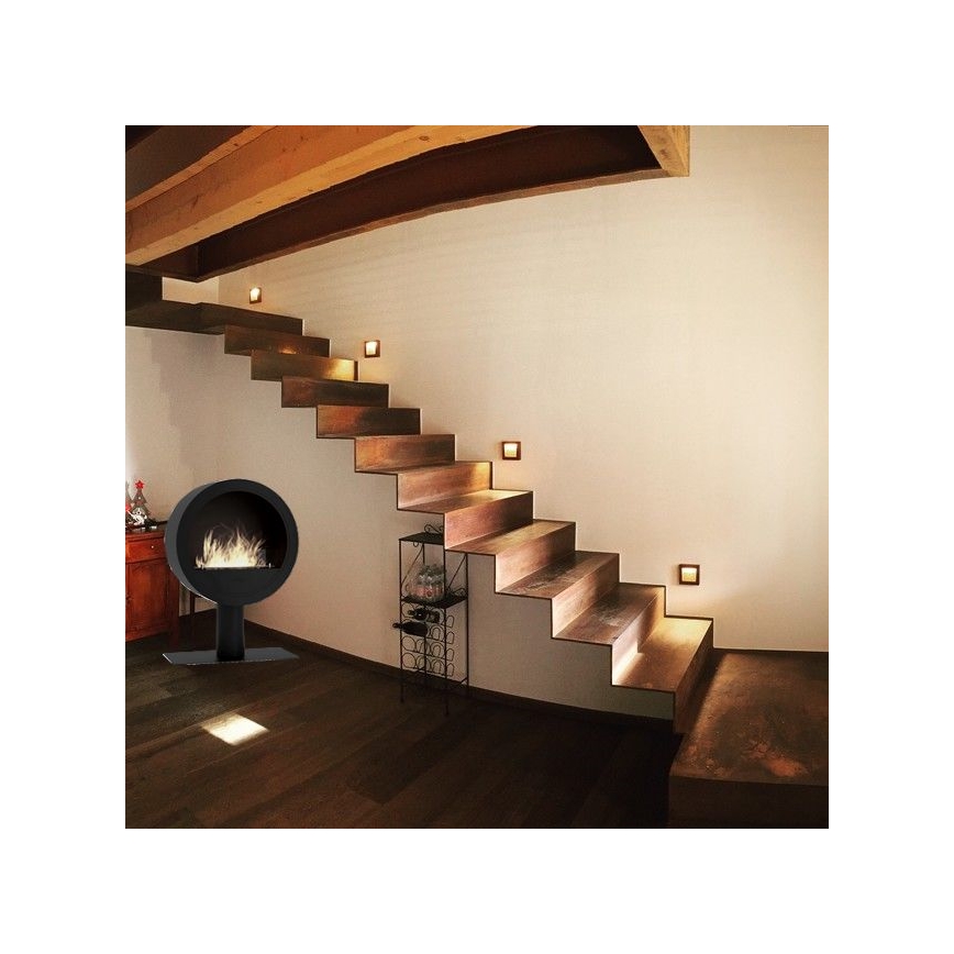 InFire - BIO takka d. 70 cm 3kW musta