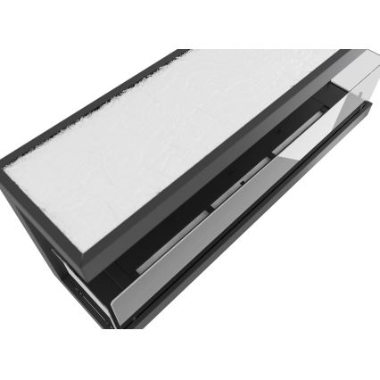 InFire - Built-in BIO takka 120x50 cm 5kW musta