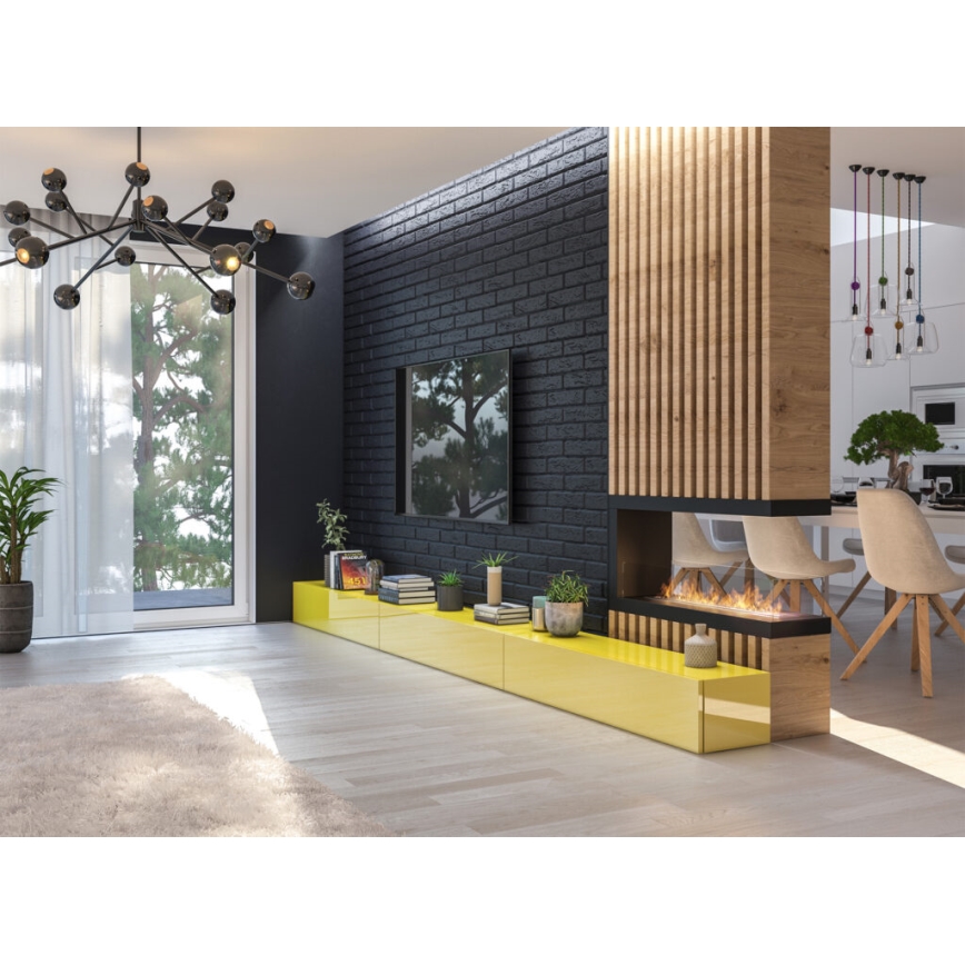 InFire - Kulma BIO takka 100x50 cm 3kW kaksipuolinen