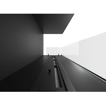 InFire - Kulma BIO takka 110x45 cm 3kW musta