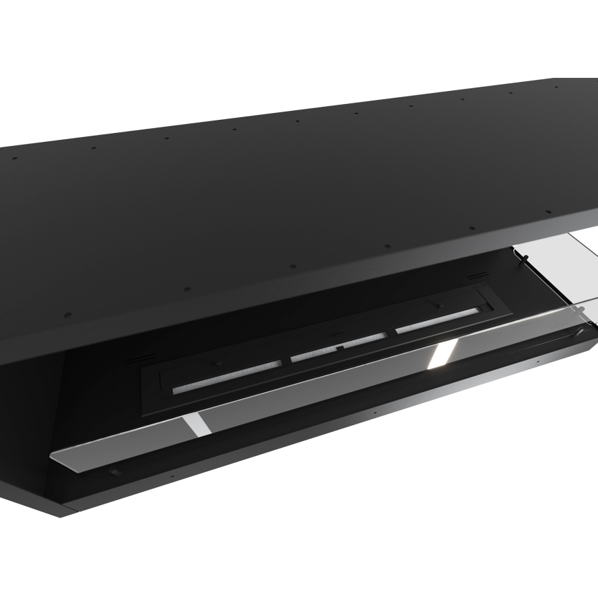 InFire - Kulma BIO takka 110x45 cm 3kW musta