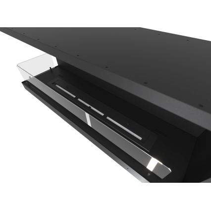 InFire - Kulma BIO takka 110x45 cm 3kW musta