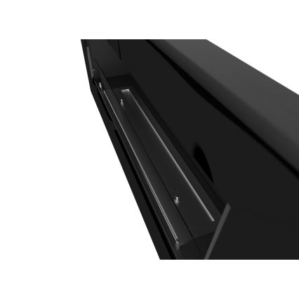 InFire - Kulma BIO takka 45x120 cm 3kW musta