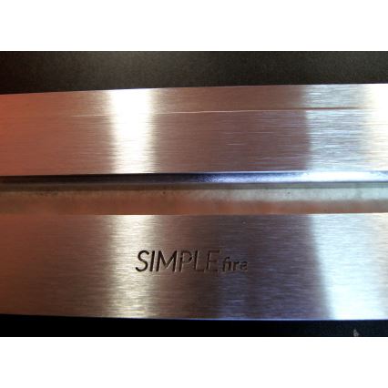 InFire - Kulma BIO takka 45x120 cm 3kW musta