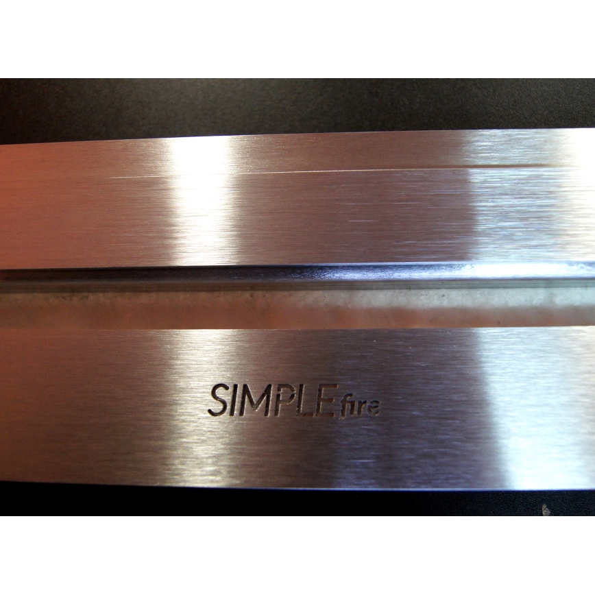 InFire - Kulma BIO takka 45x120 cm 3kW musta