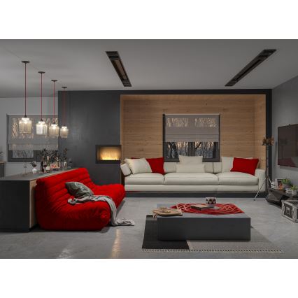 InFire - Kulma BIO takka 45x60 cm 3kW musta