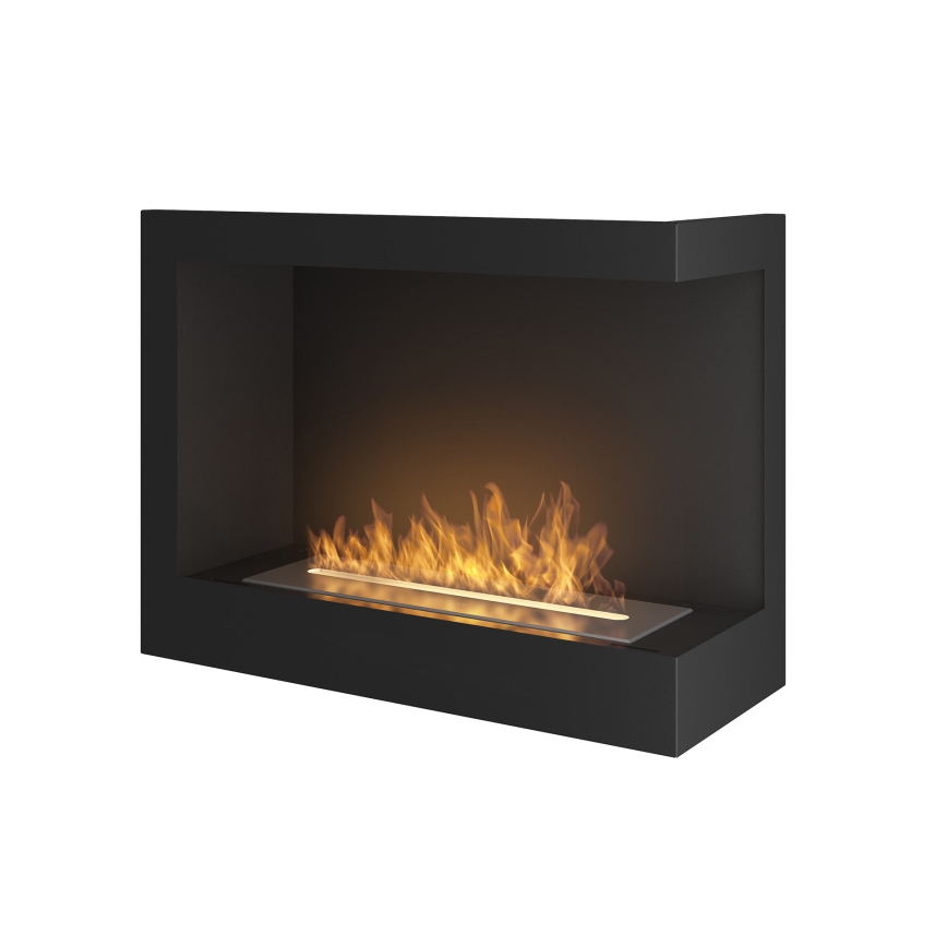 InFire - Kulma BIO takka 45x60 cm 3kW musta