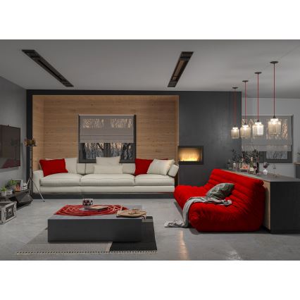 InFire - Kulma BIO takka 45x60 cm 3kW musta