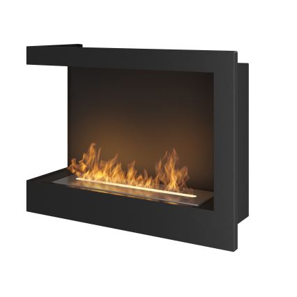 InFire - Kulma BIO takka 45x60 cm 3kW musta