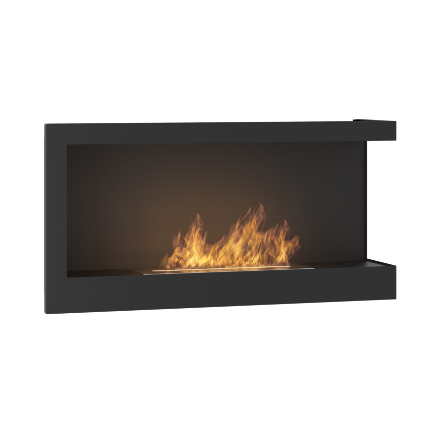 InFire - Kulma BIO takka 45x90 cm 3kW musta