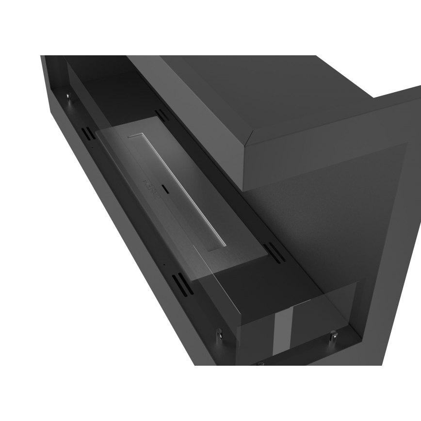 InFire - Kulma BIO takka 45x90 cm 3kW musta