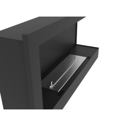 InFire - Kulma BIO takka 45x90 cm 3kW musta