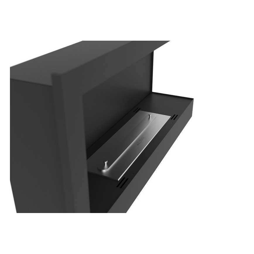 InFire - Kulma BIO takka 45x90 cm 3kW musta