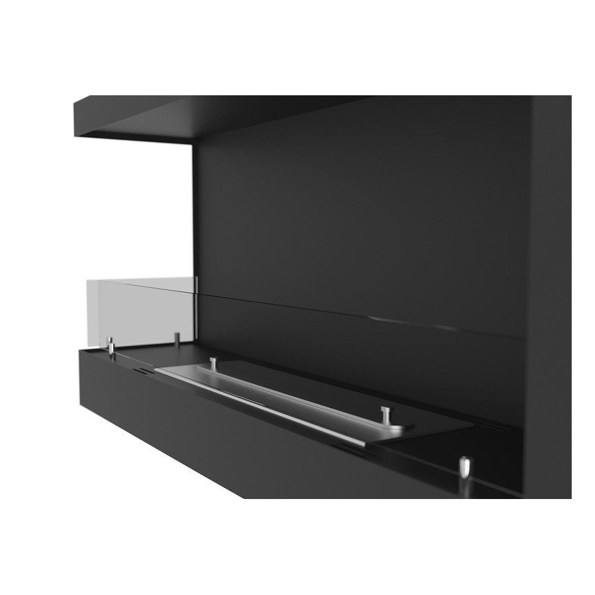 InFire - Kulma BIO takka 45x90 cm 3kW musta