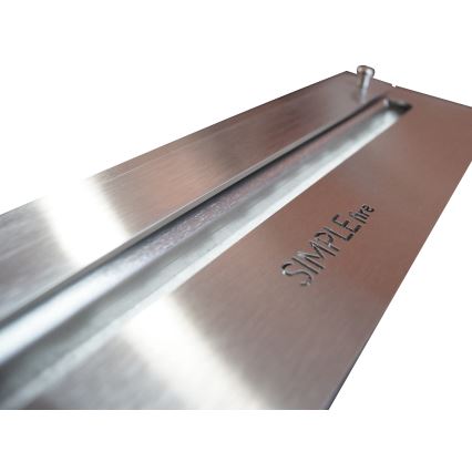 InFire - Sisäänrakennettava BIO-takka 79x55 cm 3 kW musta