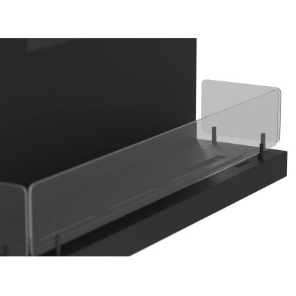 InFire - Sisäänrakennettu BIO takka 100x50 cm 3kW musta