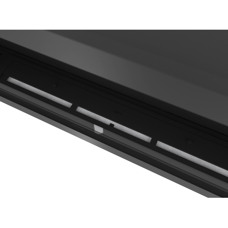 InFire - Sisäänrakennettu BIO takka 150x50 cm 4,2kW musta