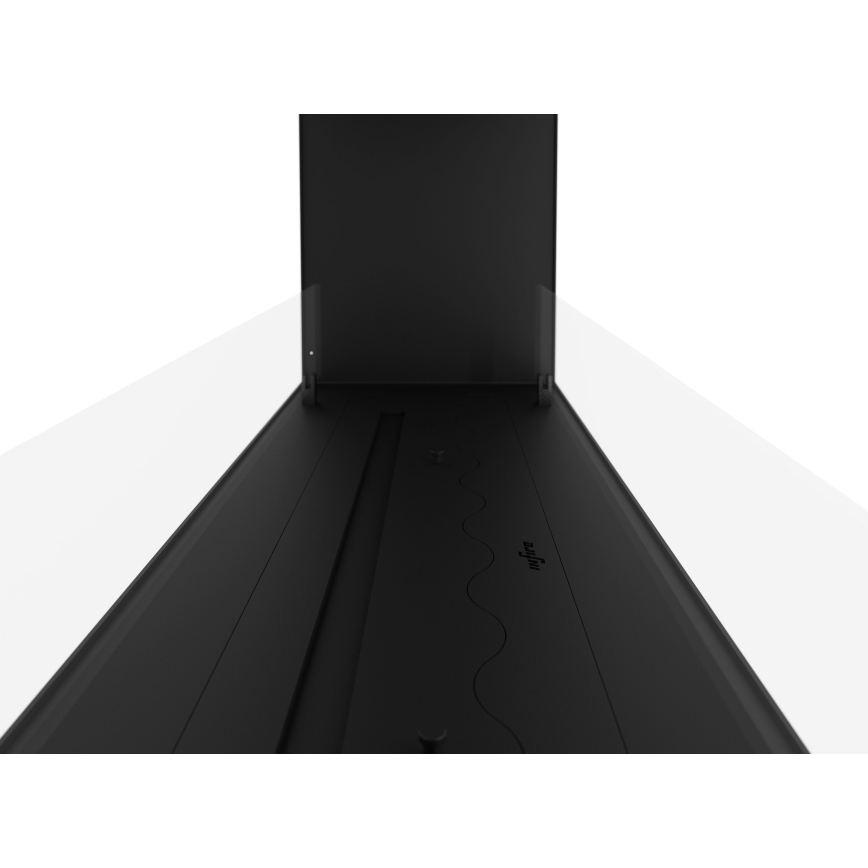 InFire - Sisäänrakennettu BIO takka 48,5x123,5 cm 6kW musta