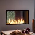 InFire - Sisäänrakennettu BIO takka 48,5x83,5 cm 3,5kW musta