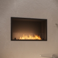 InFire - Sisäänrakennettu BIO takka 49,4x84,4 cm 3,5kW musta