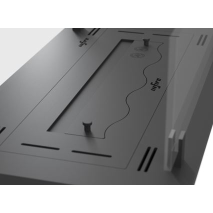 InFire - Sisäänrakennettu BIO takka 8,5x60 cm 3,5kW musta