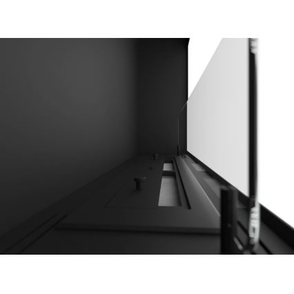 InFire - Sisäänrakennettu BIO takka 90x50 cm 3kW musta