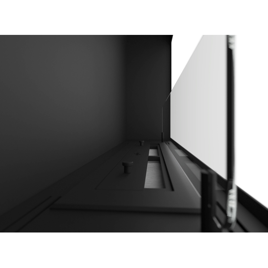 InFire - Sisäänrakennettu BIO takka 90x50 cm 3kW musta