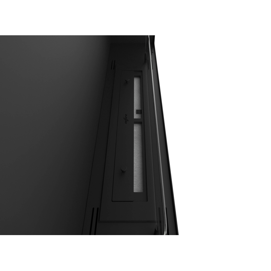 InFire - Sisäänrakennettu BIO takka 90x50 cm 3kW musta