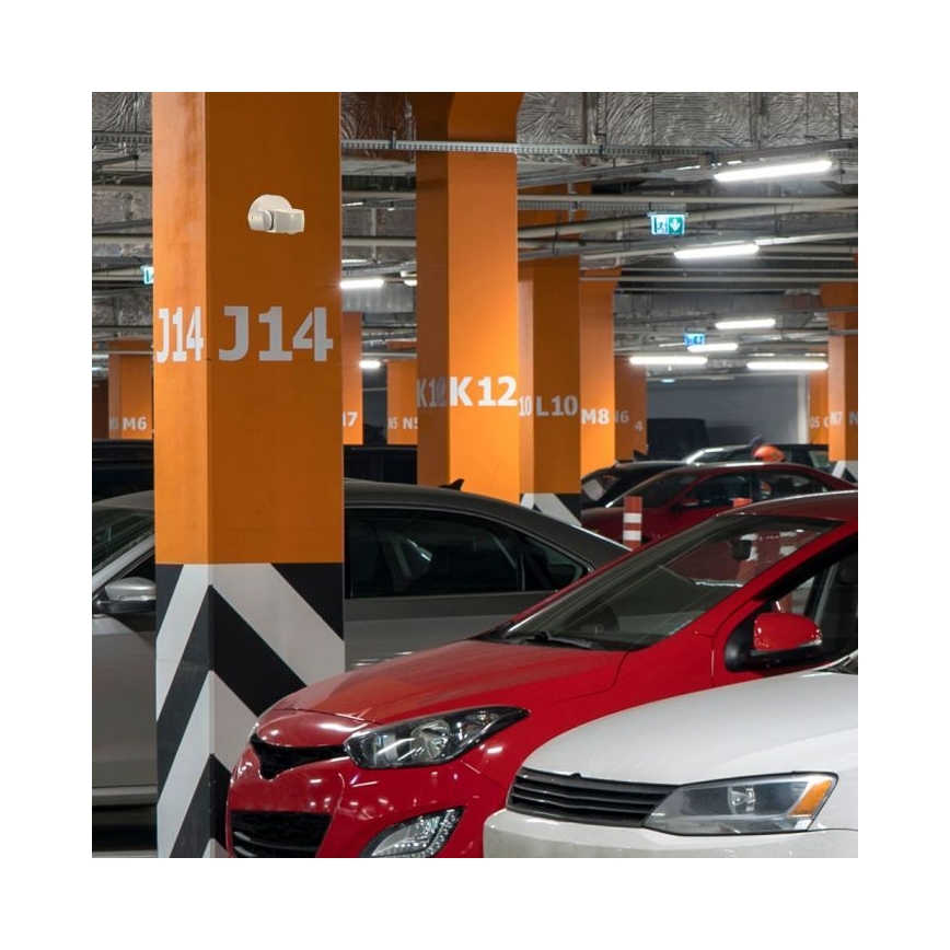 Infrapuna-ulkoliiketunnistin 180° 230V IP65 valkoinen