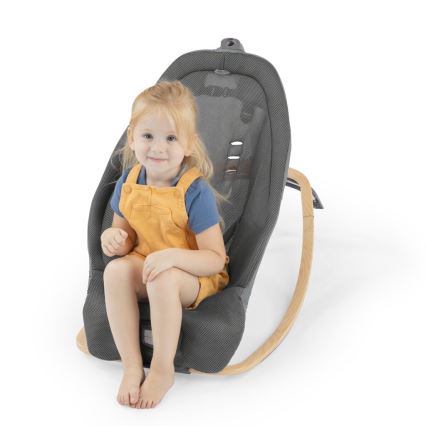 Ingenuity - Lasten värisevä lepotuoli melodialla EVERY SEASON WESLEY 3xC harmaa