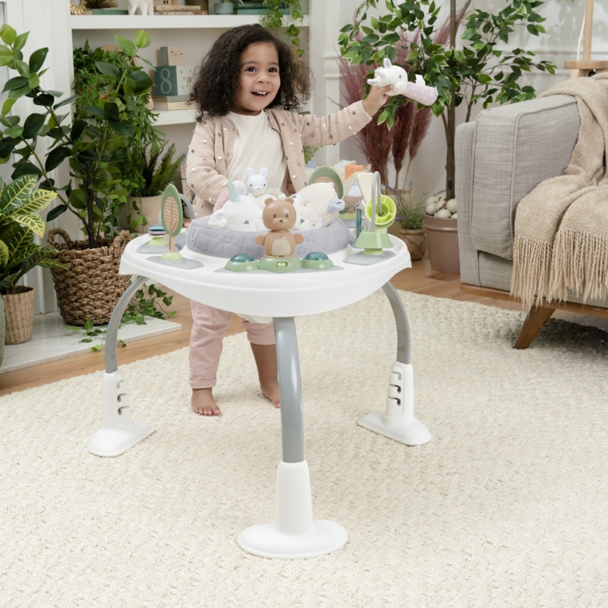 Ingenuity - Lasten aktiviteettikeskus 2-in-1 SPRING&SPROUT 2xAA
