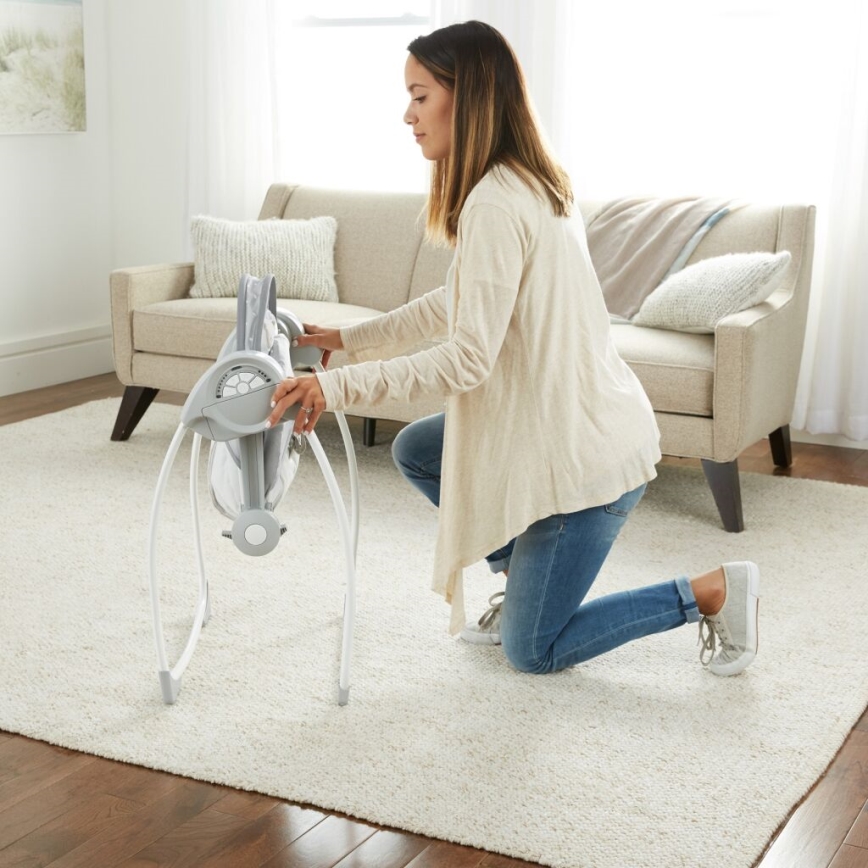 Ingenuity - Lasten keinu melodian kanssa CUDDLE LAMB 4xLR14