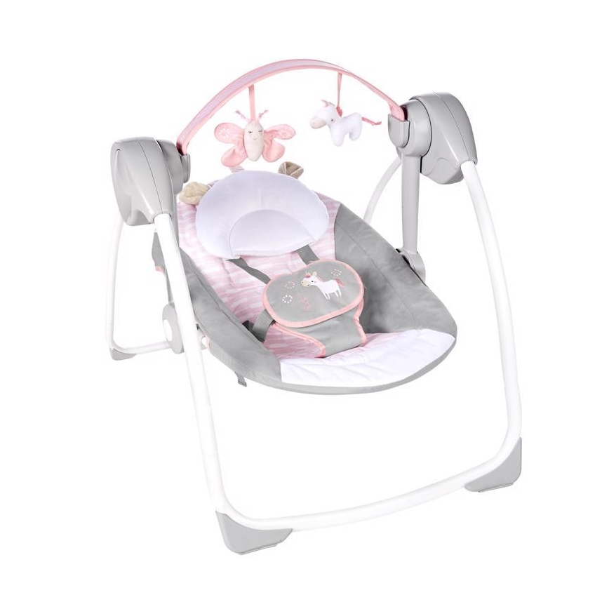 Ingenuity - Lasten keinu melodian kanssa FLORA THE UNICORN 4xLR14