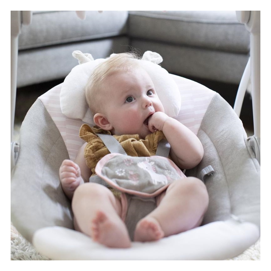 Ingenuity - Lasten keinu melodian kanssa FLORA THE UNICORN 4xLR14